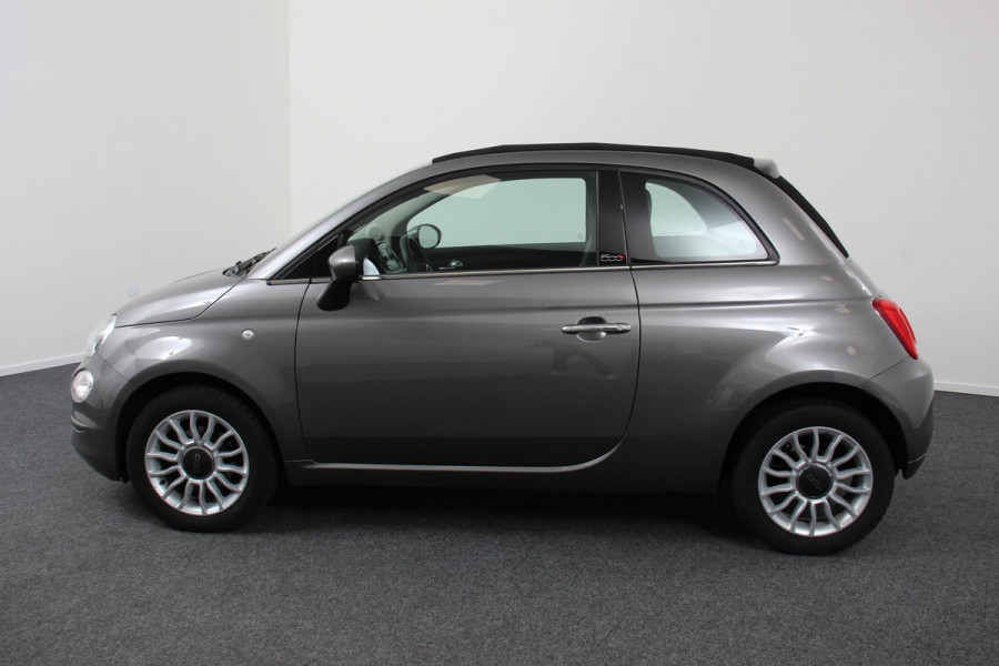 Fiat 500C 1.2 Lounge Navigatie Lederen interieur Climate control Cruise control Parkeer sensor achter DAB