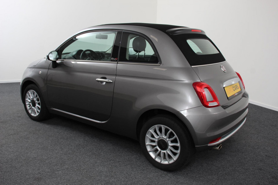 Fiat 500C 1.2 Lounge Navigatie Lederen interieur Climate control Cruise control Parkeer sensor achter DAB
