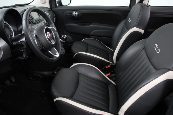Fiat 500C 1.2 Lounge Navigatie Lederen interieur Climate control Cruise control Parkeer sensor achter DAB