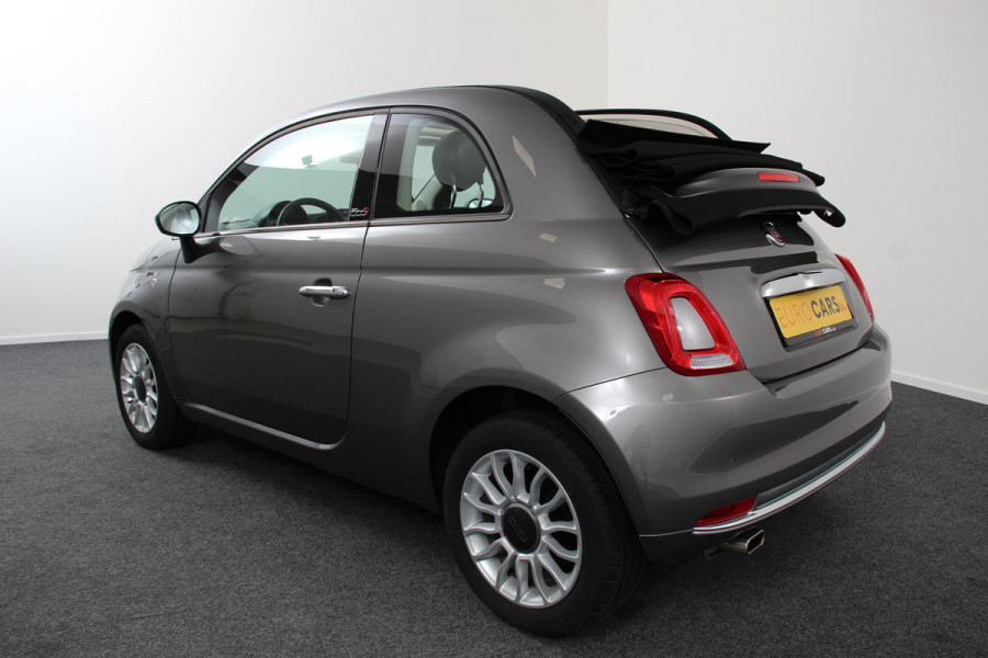Fiat 500C 1.2 Lounge Navigatie Lederen interieur Climate control Cruise control Parkeer sensor achter DAB