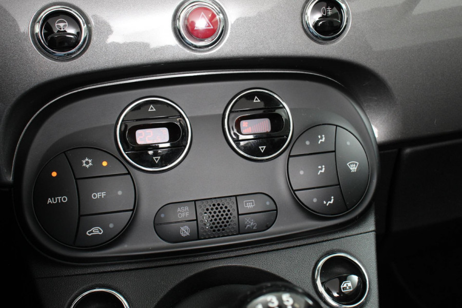 Fiat 500C 1.2 Lounge Navigatie Lederen interieur Climate control Cruise control Parkeer sensor achter DAB