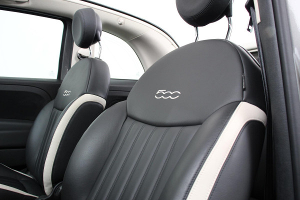 Fiat 500C 1.2 Lounge Navigatie Lederen interieur Climate control Cruise control Parkeer sensor achter DAB