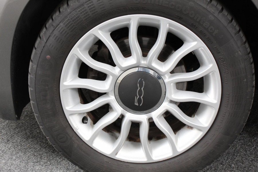 Fiat 500C 1.2 Lounge Navigatie Lederen interieur Climate control Cruise control Parkeer sensor achter DAB