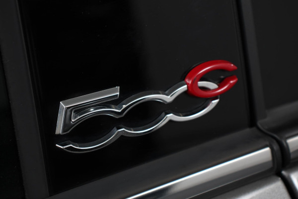 Fiat 500C 1.2 Lounge Navigatie Lederen interieur Climate control Cruise control Parkeer sensor achter DAB