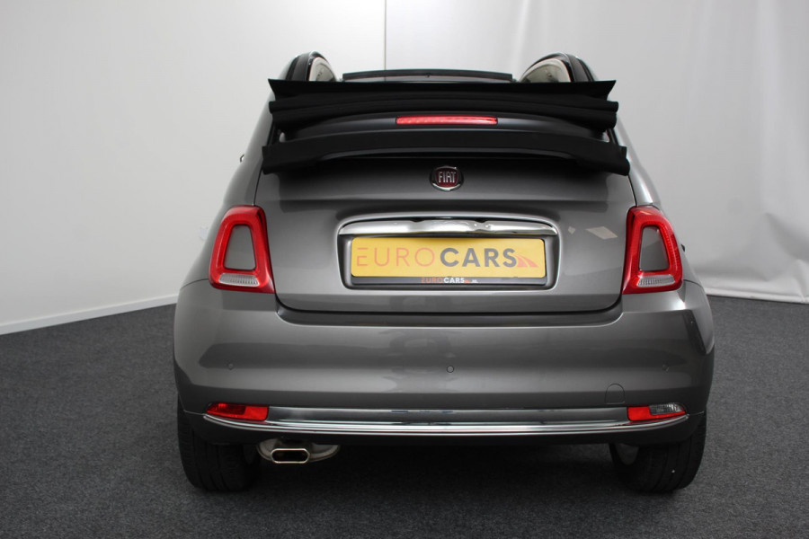 Fiat 500C 1.2 Lounge Navigatie Lederen interieur Climate control Cruise control Parkeer sensor achter DAB