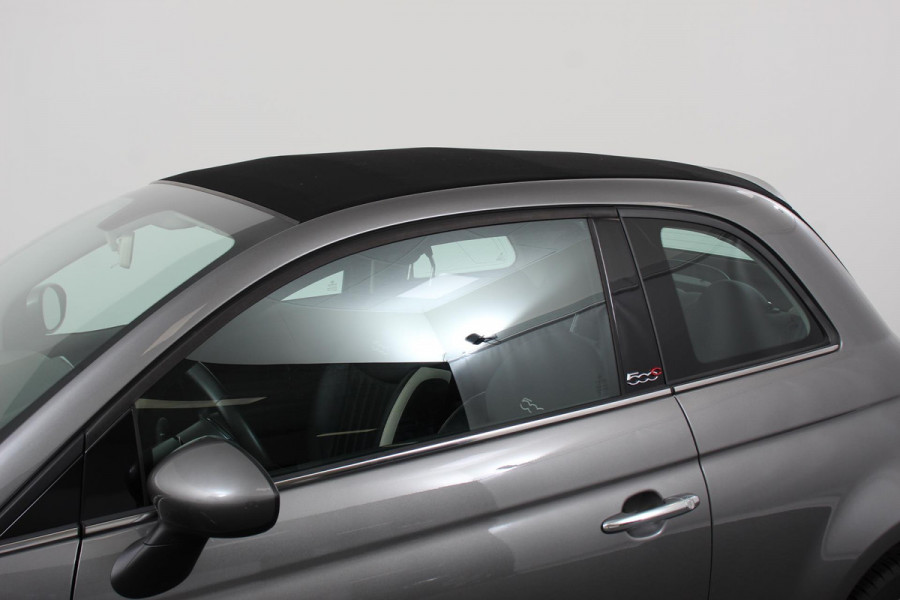 Fiat 500C 1.2 Lounge Navigatie Lederen interieur Climate control Cruise control Parkeer sensor achter DAB