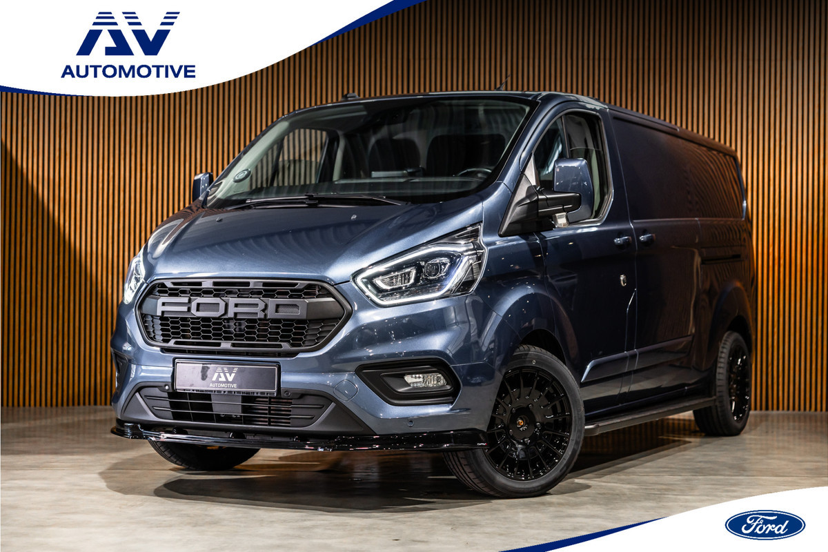 Ford Transit Custom 320 2.0 TDCI L2H1 Raptor Edition | Marge | BTW Vrij | ACC | Bi-Xenon | CarPlay | Camera | Stoelverwarming | Trekhaak | Standkachel | Nieuwe APK