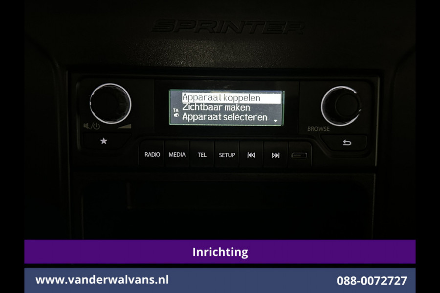 Mercedes-Benz Sprinter 311 CDI Automaat L3H2 *PostNL inrichting* Euro6 Airco | Camera | Schappen Doorloopdeur, 270 Gr. achterdeuren, Sidebars
