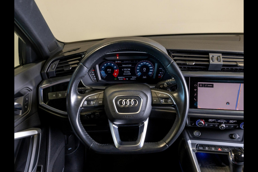 Audi Q3 Sportback 45 TFSI quattro S-Line edition one / 230pk / Panorama dak / Achteruitrij camera / Keyless / Stoelverwarming /