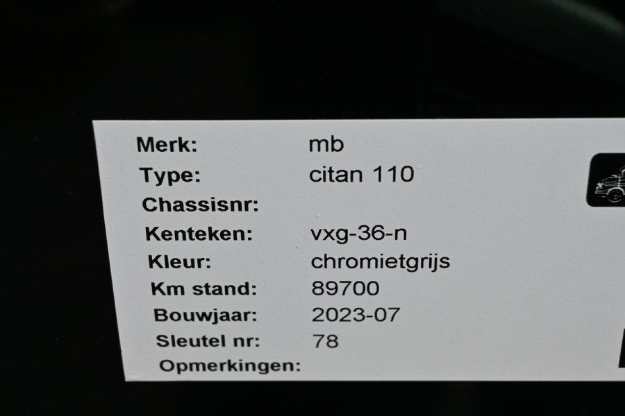 Mercedes-Benz Citan 110 CDI L1 Pro Apple Carplay/Android Auto, Camera