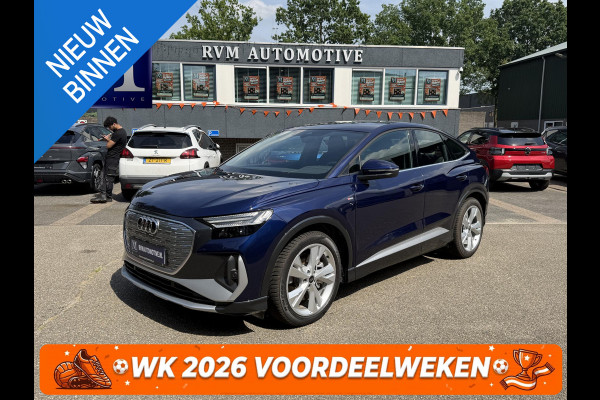 Audi Q4 Sportback e-tron 45 Edition 82 kWh VAN: 44.900,- VOOR: 41.877,- UW WKVOORDEEL: 3.023,-|S-LINE| 10.000KM! | STOELVERWARMING| ELEKTRISCHE ACHTERKLEP| ACHTERUITRIJCAMERA | MATRIX LED|