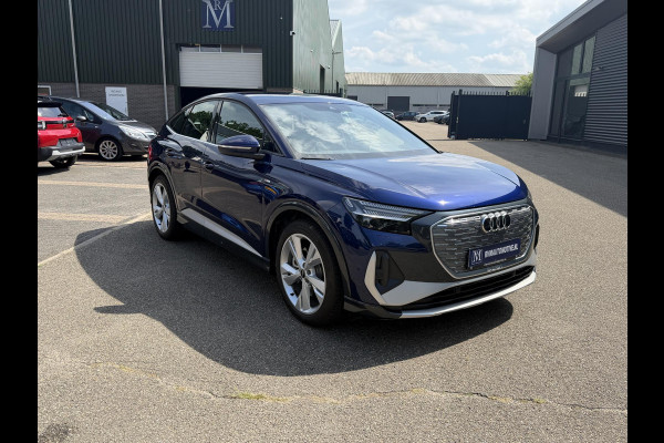 Audi Q4 Sportback e-tron 45 Edition 82 kWh VAN: 44.900,- VOOR: 41.877,- UW WKVOORDEEL: 3.023,-|S-LINE| 10.000KM! | STOELVERWARMING| ELEKTRISCHE ACHTERKLEP| ACHTERUITRIJCAMERA | MATRIX LED|