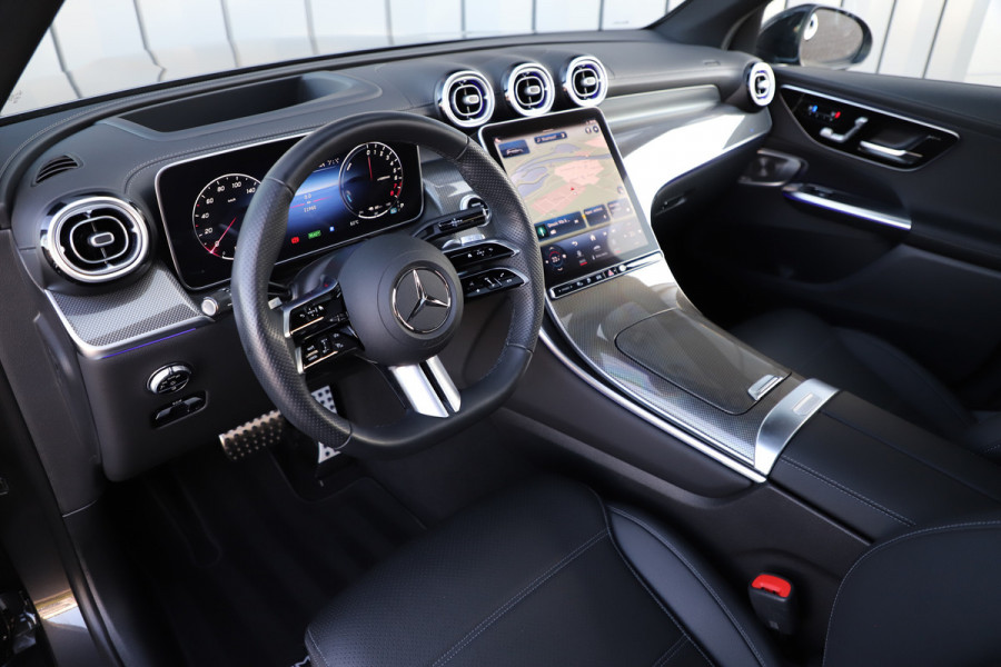 Mercedes-Benz GLC 400e AMG 4-Matic Aut9 | 381PK | Luchtvering | Achterasbesturing | Massage | Head-up | Keyles-go | Burmester | Pano | Distronic+