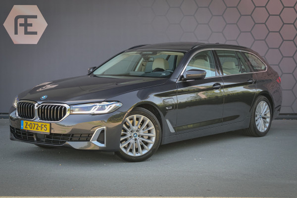 BMW 5 Serie Touring 530e Business Edition Plus ADAPTIVE | MEMORY | STOELVERWARMING VOOR + ACHTER | PANORAMADAK | CARPLAY | LASERLIGHTS | HEAD UP | TREKHAAK |