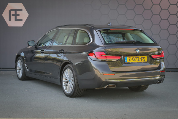 BMW 5 Serie Touring 530e Business Edition Plus ADAPTIVE | MEMORY | STOELVERWARMING VOOR + ACHTER | PANORAMADAK | CARPLAY | LASERLIGHTS | HEAD UP | TREKHAAK |