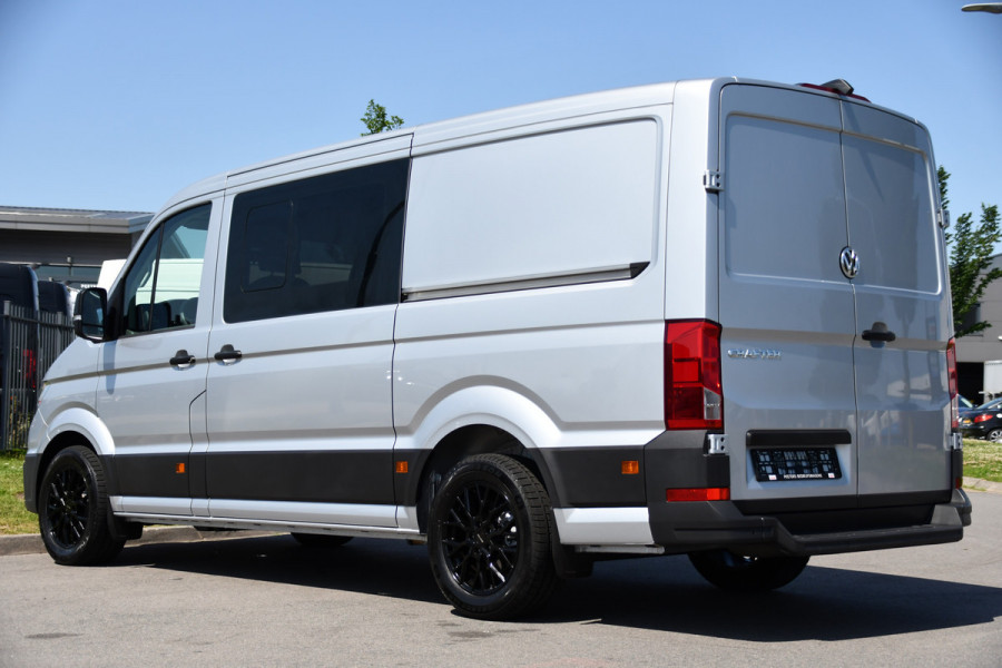 Volkswagen Crafter 35 2.0 TDI L3H2 DC Highline PB Edition Camera, Caplay, LED, 177pk, 2 x Schuifdeur, Clima, Leder, Multimedia, Voorruit verwarming, Automaat, Uniek!