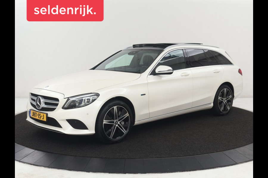 Mercedes-Benz C-Klasse Estate 300 e Business Solution AMG Limited | Panoramadak | Leder Exclusief | Burmester Surround | Stoelverwarming | Camera | Carplay | Dodehoek detectie | Navigatie | Full LED