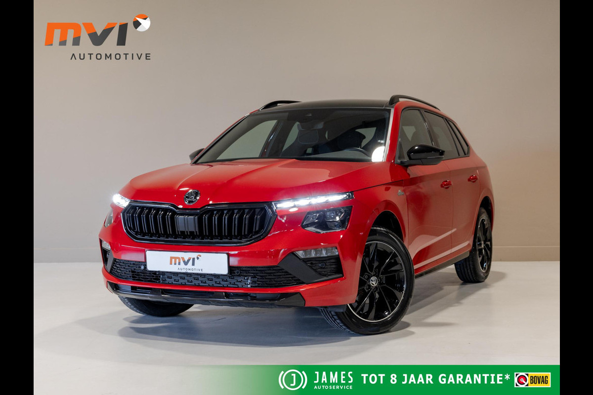 Škoda Kamiq 1.5 TSI ACT Monte Carlo Facelift / 150pk / Panorama dak / Achteruitrij camera / Stoelverwarming / Dodehoek herkenning /