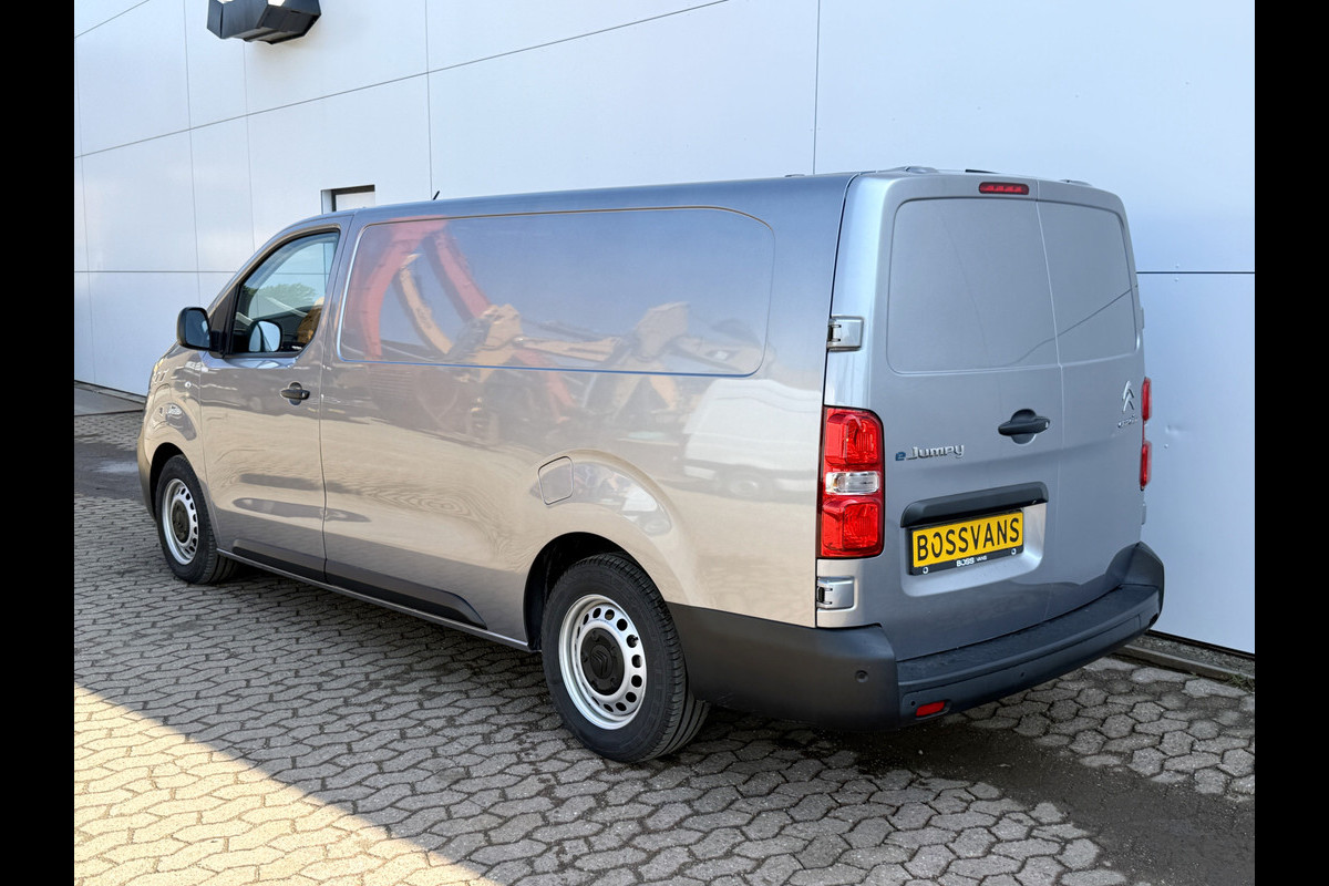 Citroën ë-Jumpy 75kWh L3 Elektrisch 330km WLTP 100% (SOH) BEV Snelladen Navigatie Climate control Cruise control Carplay Camera Laadkabel Parkeersensoren v+a