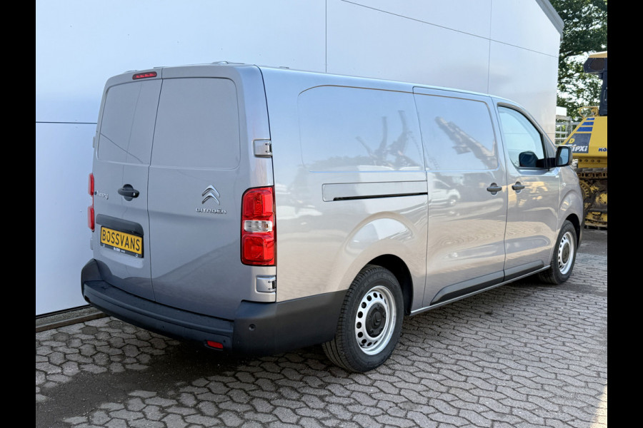Citroën ë-Jumpy 75kWh L3 Elektrisch 330km WLTP 100% (SOH) BEV Snelladen Navigatie Climate control Cruise control Carplay Camera Laadkabel Parkeersensoren v+a