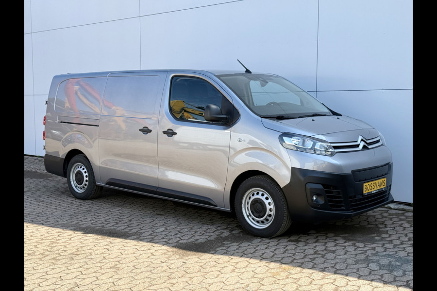 Citroën ë-Jumpy 75kWh L3 Elektrisch 330km WLTP 100% (SOH) BEV Snelladen Navigatie Climate control Cruise control Carplay Camera Laadkabel Parkeersensoren v+a