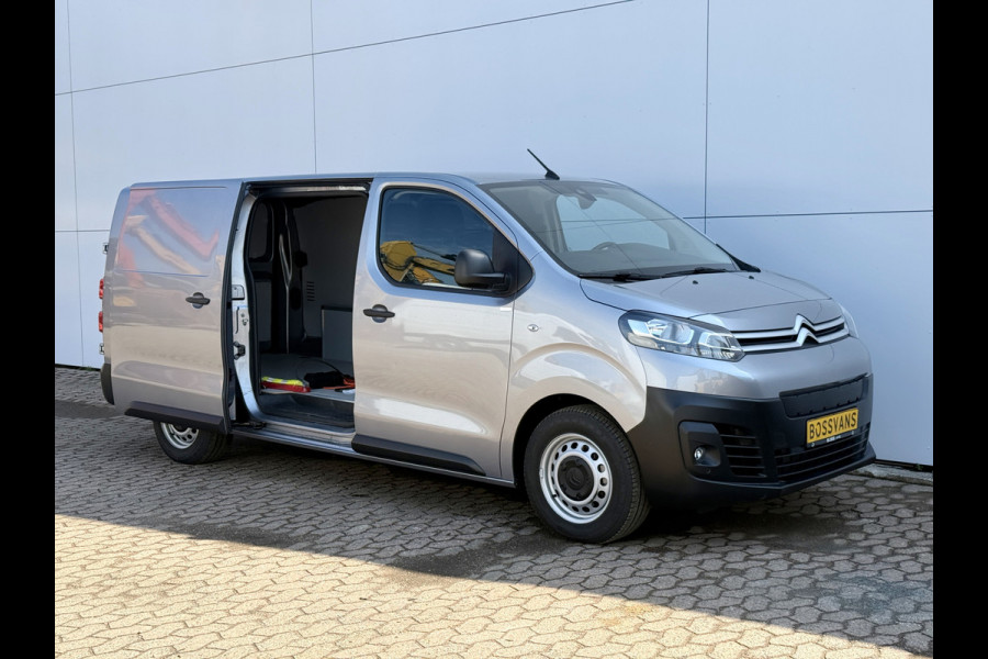 Citroën ë-Jumpy 75kWh L3 Elektrisch 330km WLTP 100% (SOH) BEV Snelladen Navigatie Climate control Cruise control Carplay Camera Laadkabel Parkeersensoren v+a