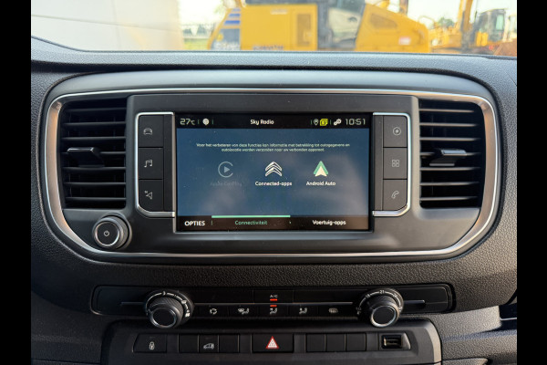 Citroën ë-Jumpy 75kWh L3 Elektrisch 330km WLTP 100% (SOH) BEV Snelladen Navigatie Climate control Cruise control Carplay Camera Laadkabel Parkeersensoren v+a