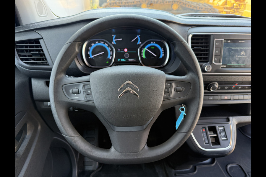 Citroën ë-Jumpy 75kWh L3 Elektrisch 330km WLTP 100% (SOH) BEV Snelladen Navigatie Climate control Cruise control Carplay Camera Laadkabel Parkeersensoren v+a