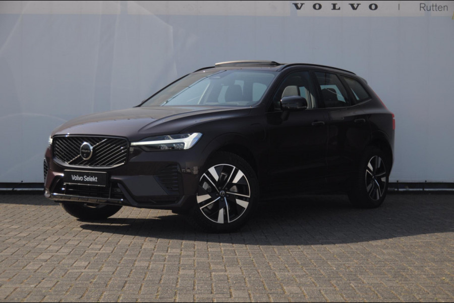 Volvo XC60 T6 350PK Automaat AWD Plus Dark / Trekhaak / BLIS / Adaptieve cruise control / Panoramadak / Apple carplay / Parkeersensoren met camera / Elektrische achterklep / Elektrische stoelen met geheugen / Stoel en stuurwielverwarming