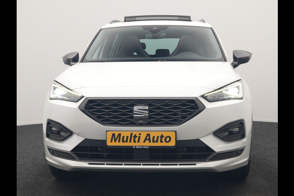 Seat Tarraco 1.4 TSI e-Hybrid FR PHEV 245pk Dealer O.H | Trekhaak Af Fabriek | Panodak | 360 Camera | Adaptive Cruise | Sportstoelen Memory & Verwarmd | BLIS | Apple Carplay | Travel Assist | Keyless | Navigatie | Virtual | DAB | 20" L.M | Plug In Hybrid |