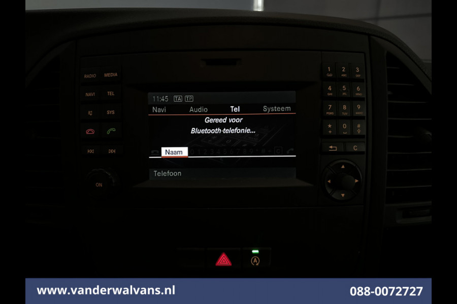 Mercedes-Benz Vito 114 CDI 136pk L2H1 Euro6 Airco | Camera | Cruisecontrol | Stoelverwarming Trekhaak, Parkeersensoren, Bijrijdersbank