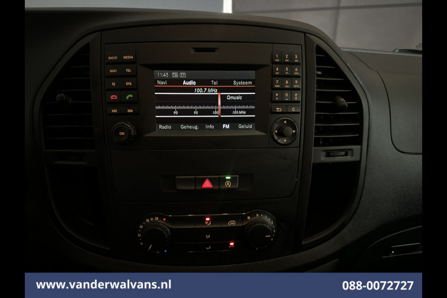 Mercedes-Benz Vito 114 CDI 136pk L2H1 Euro6 Airco | Camera | Cruisecontrol | Stoelverwarming Trekhaak, Parkeersensoren, Bijrijdersbank