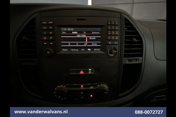 Mercedes-Benz Vito 114 CDI 136pk L2H1 Euro6 Airco | Camera | Cruisecontrol | Stoelverwarming Trekhaak, Parkeersensoren, Bijrijdersbank