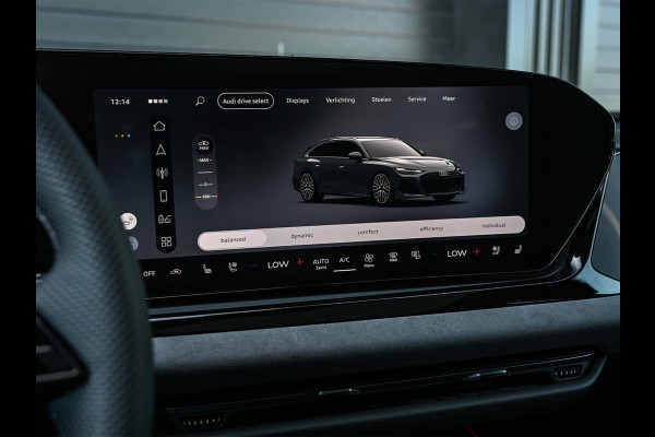 Audi A6 Avant 2.0 e-hybrid quattro S edition Competition | 5 Jaar garantie | Achterasbesturing | B&O | Carbon inleg | Stoelventilatie en Massage | Luchtvering | Panoramadak | Soft close | Keyless | Head-up | 360 camera | Passagiers Display |