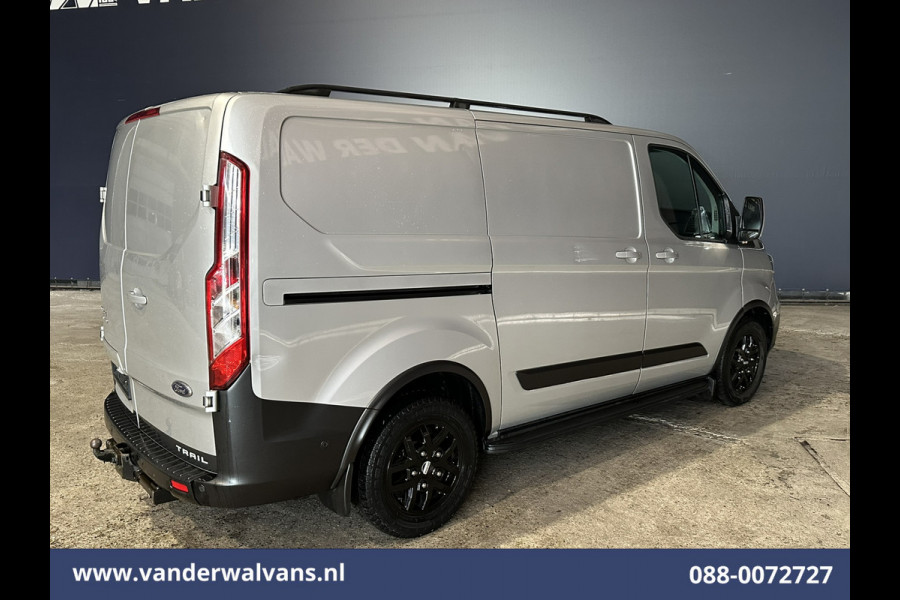Ford Transit Custom 2.0 TDCI 170pk L1H1 Euro6 Airco | Camera | LED | Apple Carplay | Cruisecontrol | Raptor grill | Leder Android Auto, LM velgen, Verwarmde voorruit, Parkeersensoren, Bijrijdersbank, 2500kg trekvermogen