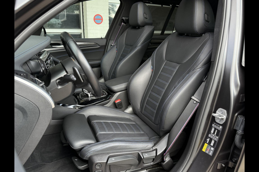 BMW X3 xDrive30e M SPORT | SPORTREMMEN ROOD | PANORAMA | 360 CAMERA | HEAD UP | ADAPTIEF ONDERSTEL |
