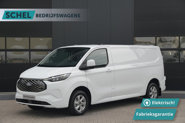 Ford E-Transit Custom 320 L2H1 Limited 71 kWh 218pk - LED - Carplay - Stoelverwarming - Keyless - Cruise - Rijklaar