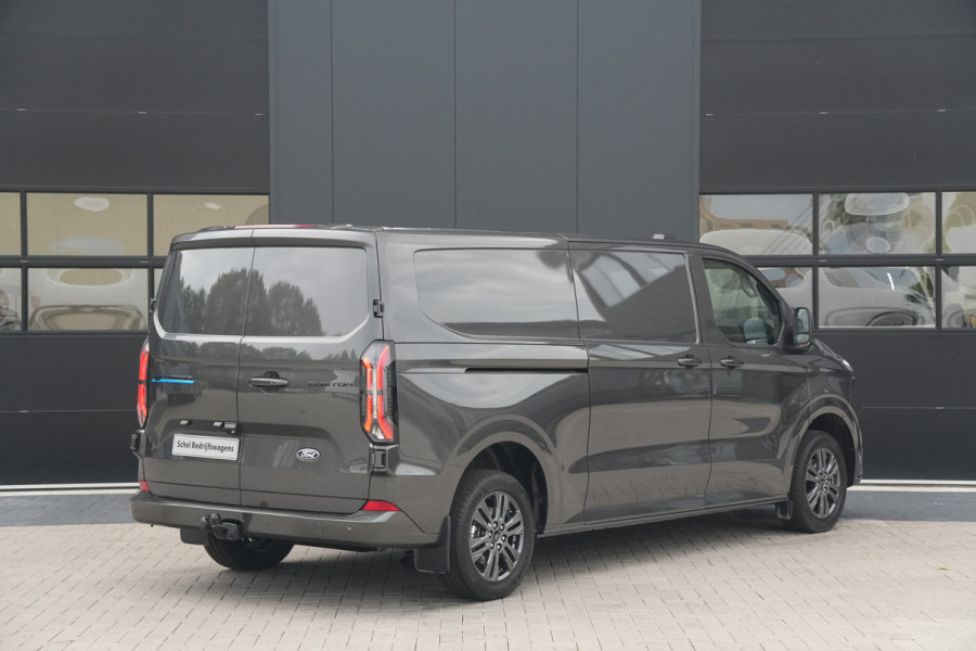 Ford E-Transit Custom 320 L2H1 Limited 71 kWh 218pk - Trekhaak - ACC - B&O - Navi - Stoel/Stuurverwarming - 360 Camera - Blindspot - Rijklaar