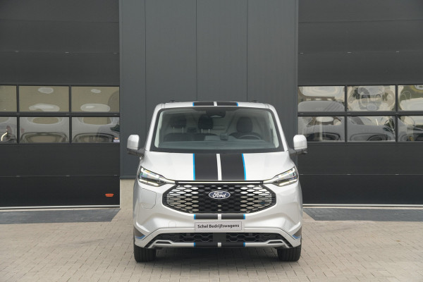 Ford E-Transit Custom 340 L2H1 Sport 71 kWh 218pk - ACC - Elek Trekhaak - B&O - Navi - Stoel/Stuurverwarming - 360 Camera - Blindspot - Rijklaar