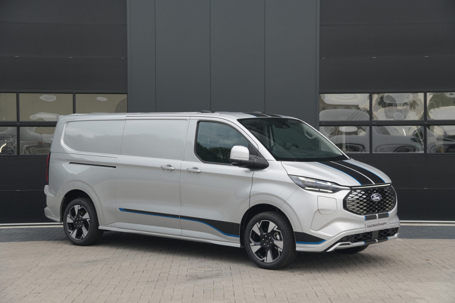 Ford E-Transit Custom 340 L2H1 Sport 71 kWh 218pk - ACC - Elek Trekhaak - B&O - Navi - Stoel/Stuurverwarming - 360 Camera - Blindspot - Rijklaar