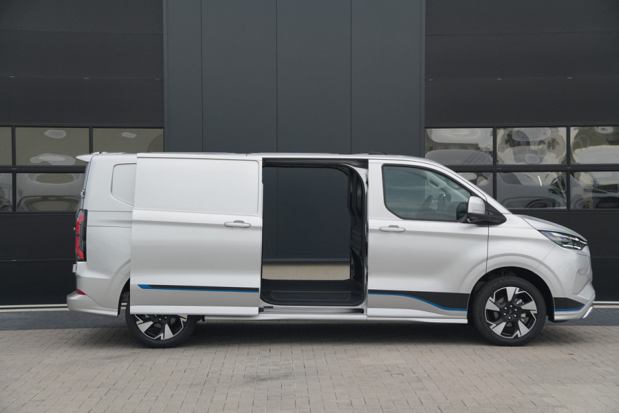 Ford E-Transit Custom 340 L2H1 Sport 71 kWh 218pk - ACC - Elek Trekhaak - B&O - Navi - Stoel/Stuurverwarming - 360 Camera - Blindspot - Rijklaar