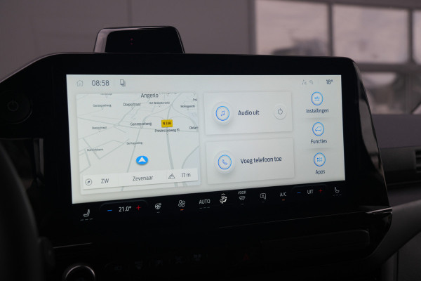 Ford E-Transit Custom 340 L2H1 Sport 71 kWh 218pk - ACC - Elek Trekhaak - B&O - Navi - Stoel/Stuurverwarming - 360 Camera - Blindspot - Rijklaar