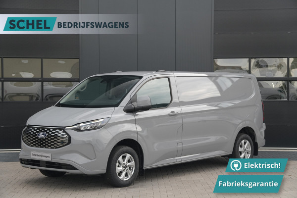 Ford E-Transit Custom 320 L2H1 Limited 71 kWh 218pk - Elek Trekhaak - LED - Carplay - Stoelverwarming - Keyless - Cruise - Rijklaar