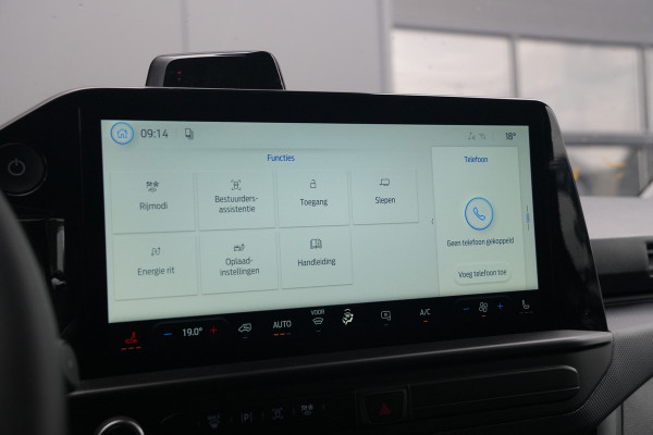 Ford E-Transit Custom 320 L2H1 Limited 71 kWh 218pk - Elek Trekhaak - LED - Carplay - Stoelverwarming - Keyless - Cruise - Rijklaar