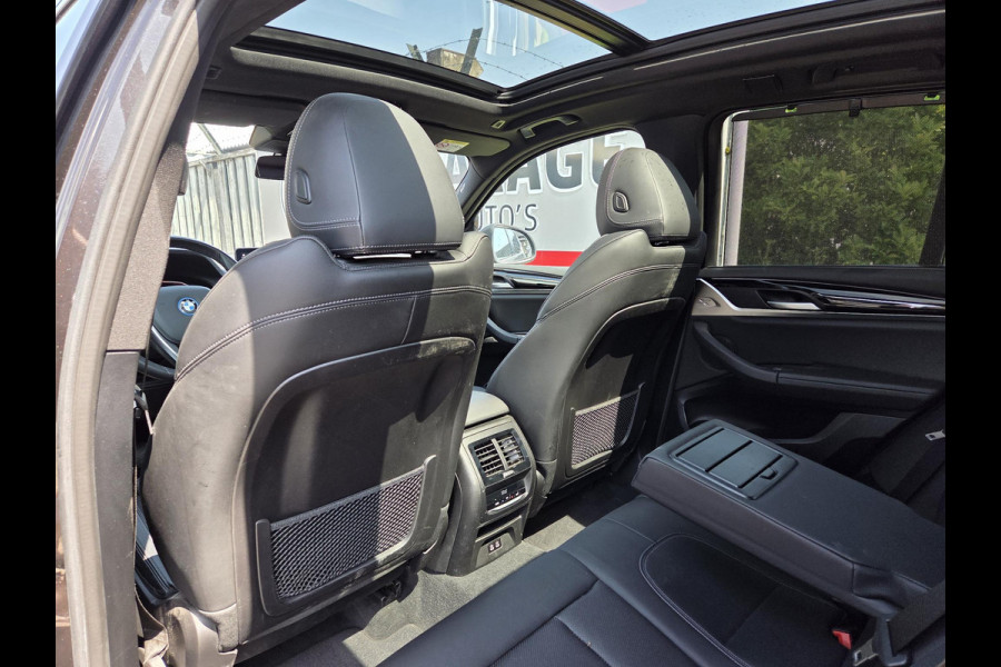 BMW X3 xDrive30e 19"/Trekhaak/Leder + memory/Adaptieve cruise/Keyless/Dodehoek/Head-up/360 camera/HiFi/LED/Sfeerverlichting