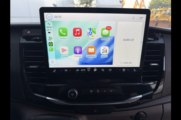 Ford E-Transit 68kWh 184PK L4H3 317km WLTP 95.3% (SOH) BEV Snelladen Carplay Climate control Cruise control Navigatie 360° Camera Stoelverwarming Parkeersensoren v+a