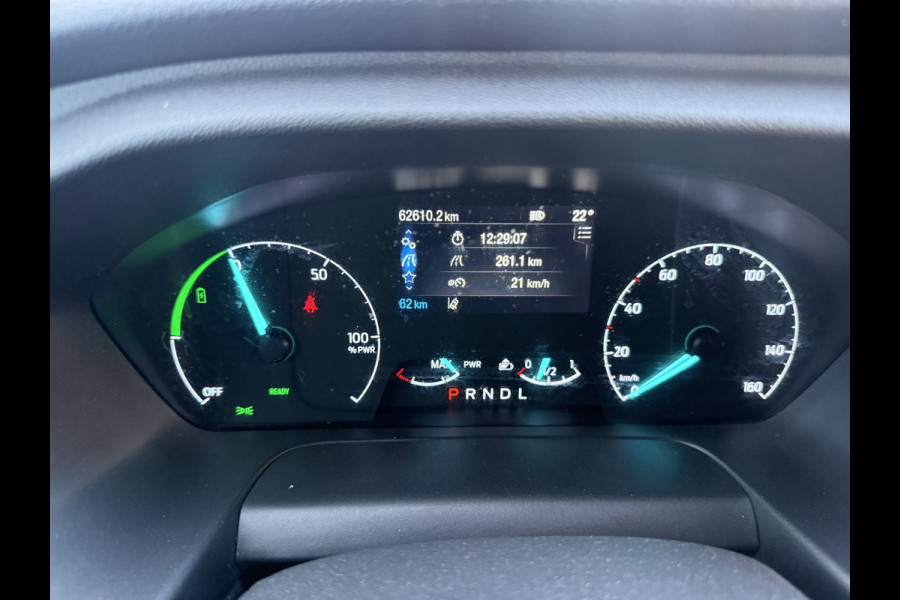 Ford E-Transit 68kWh 184PK L4H3 317km WLTP 95.3% (SOH) BEV Snelladen Carplay Climate control Cruise control Navigatie 360° Camera Stoelverwarming Parkeersensoren v+a