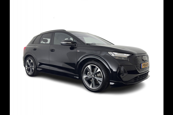 Audi Q4 e-tron 40 Launch S-Line Edition Competition 77 kWh [3-Fase-11kW] {SoH-89%} (INCL-BTW) *HEAT-PUMP | LEATHER | MATRIX-LED | SONOS-SOUND | ADAPTIVE-CRUISE | HEATED-SPORTSEATS | AMBIENTLIGHT | DIGI-COCKPIT | CAMERA | KEYLESS | HEAD-UP |  DAB+ | TOWBAR | 20''ALU*