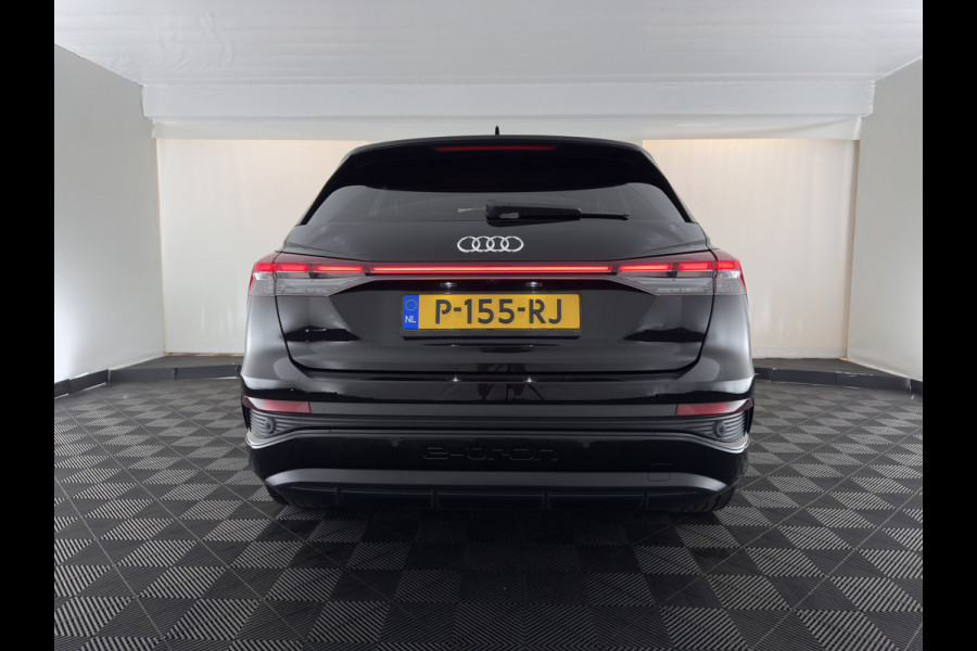 Audi Q4 e-tron 40 Launch S-Line Edition Competition 77 kWh [3-Fase-11kW] {SoH-89%} (INCL-BTW) *HEAT-PUMP | LEATHER | MATRIX-LED | SONOS-SOUND | ADAPTIVE-CRUISE | HEATED-SPORTSEATS | AMBIENTLIGHT | DIGI-COCKPIT | CAMERA | KEYLESS | HEAD-UP |  DAB+ | TOWBAR | 20''ALU*