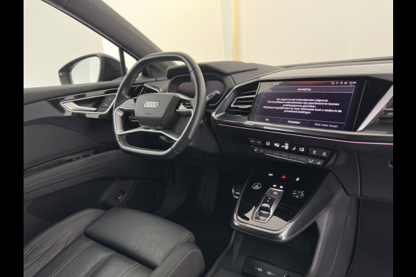 Audi Q4 e-tron 40 Launch S-Line Edition Competition 77 kWh [3-Fase-11kW] {SoH-89%} (INCL-BTW) *HEAT-PUMP | LEATHER | MATRIX-LED | SONOS-SOUND | ADAPTIVE-CRUISE | HEATED-SPORTSEATS | AMBIENTLIGHT | DIGI-COCKPIT | CAMERA | KEYLESS | HEAD-UP |  DAB+ | TOWBAR | 20''ALU*